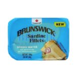 Brunswick sardines fillet spring water no additives 106G