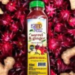 Island teaz sorrel and ginger green tea 45 Ct