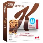 Kellogg?s Special K cereal bar nut bar dark box