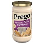 Prego alfredo sauce roasted garlic parmesan bottle